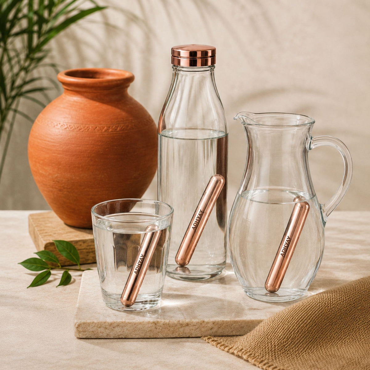 Copper Stems : To Enhance your drinking water!