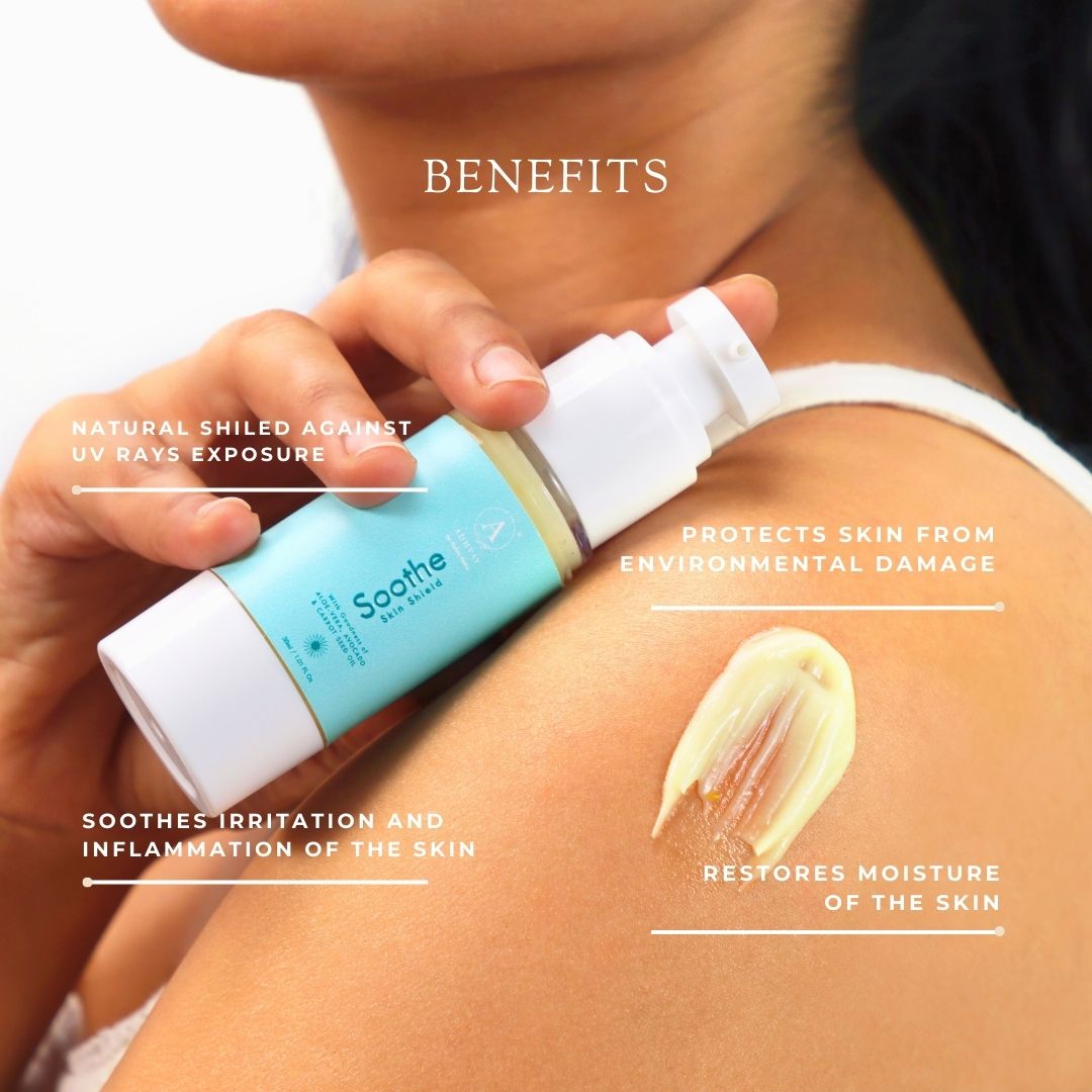 Soothe Skin Shield : Natural Sun Protection Day Cream