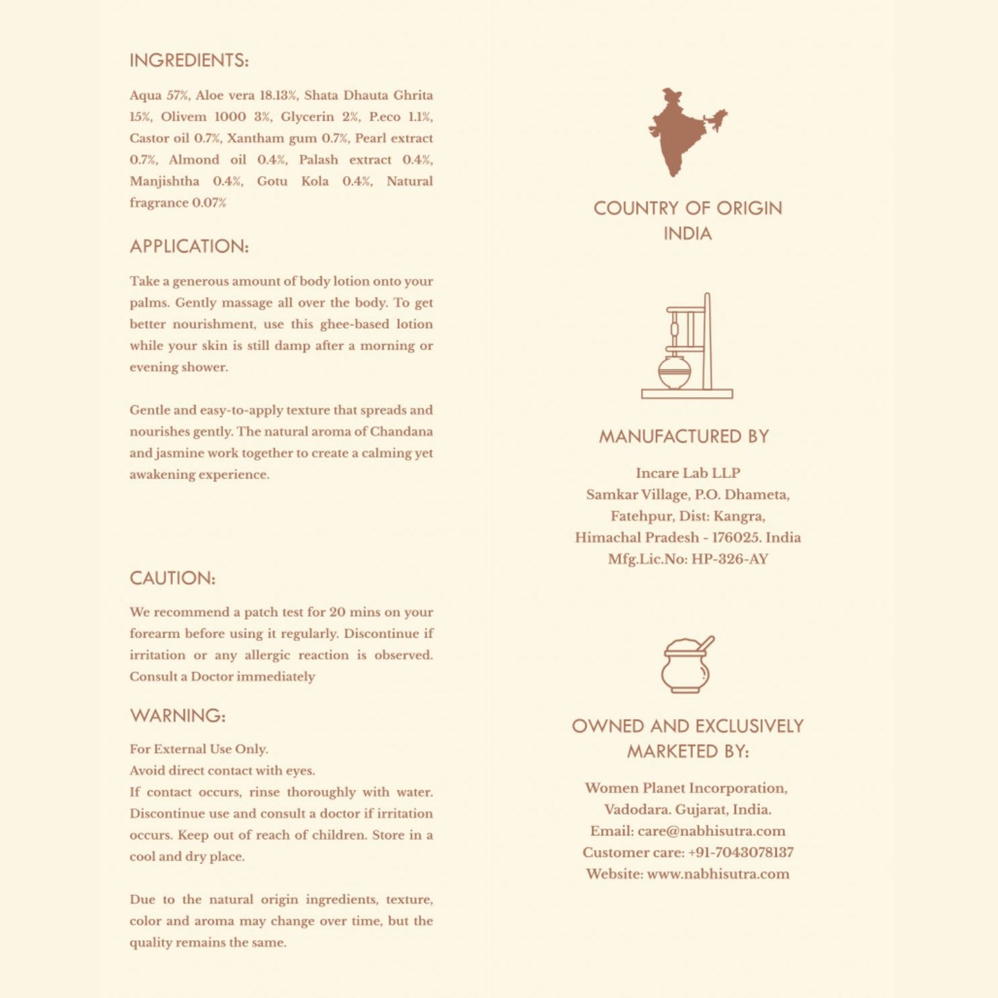 shata dhauta ghrita body lotion