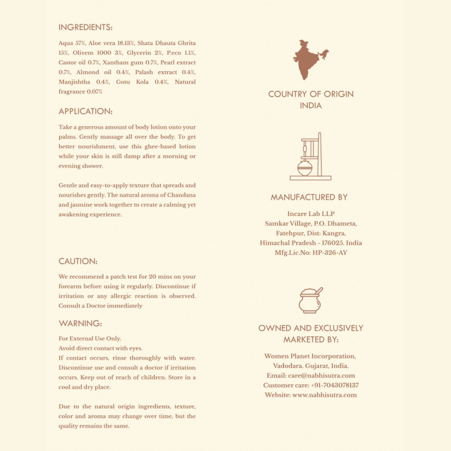 shata dhauta ghrita body lotion