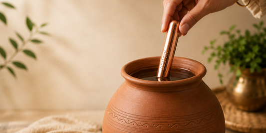 Copper Water Benefits | Tamra Jal with Copper Stems - Adhyay
