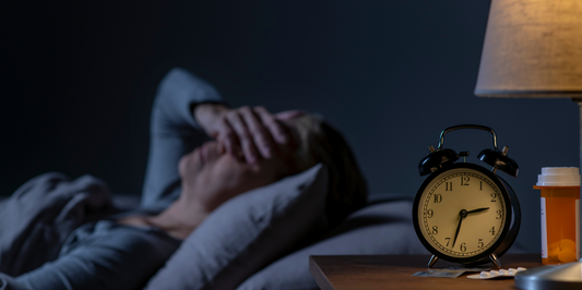 lady unable to sleep 