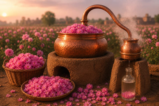 rose water making'