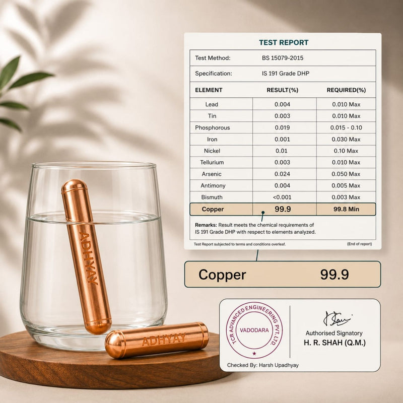 Copper Stems : To Enhance your drinking water!