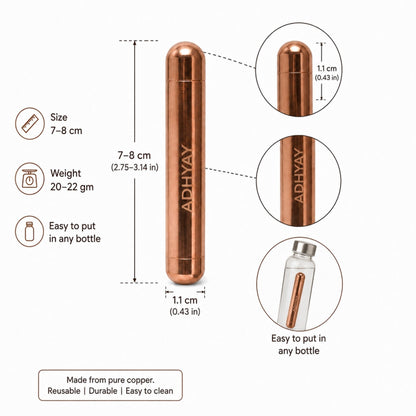 Copper Stems : To Enhance your drinking water!