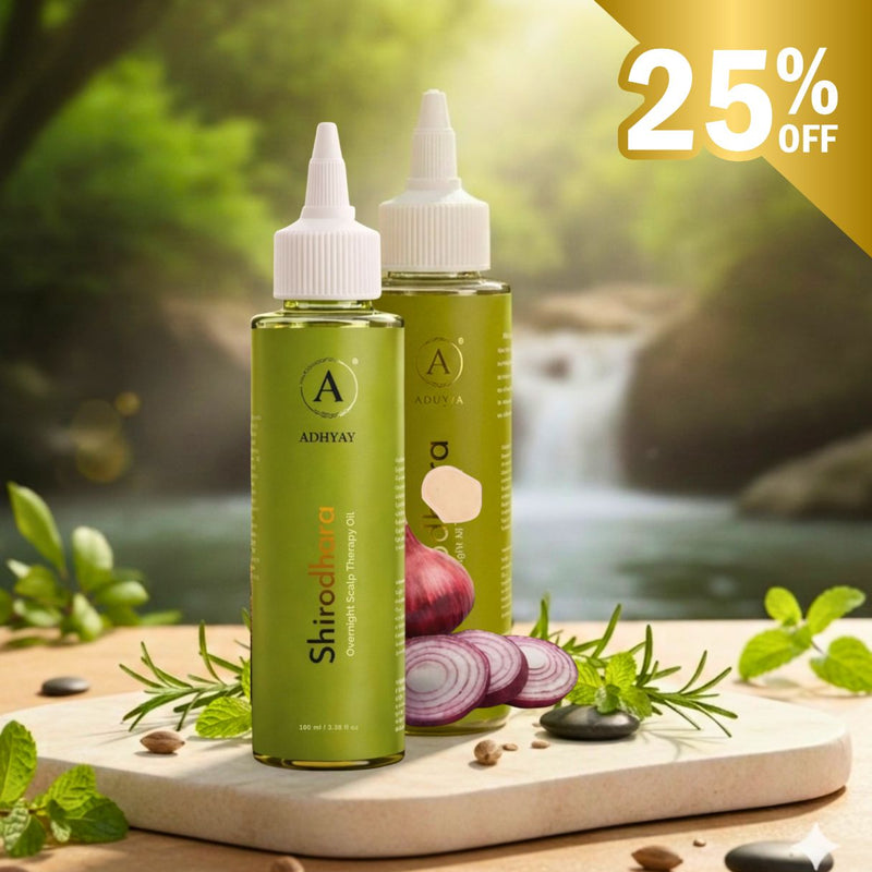 Shirodhara Overnight Scalp Therapy Oil : Covers 8 Weeks Therapy