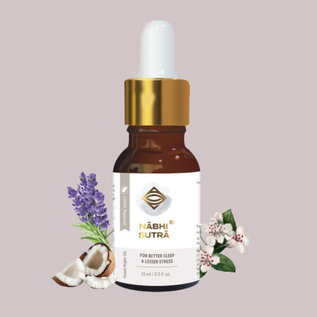 sleep inducing stress relief belly button oil