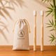 Bamboo Toothbrush – Soft Nano Bristles for Sensitive Teeth & Gums | Eco-Friendly Bamboo Brush : 2 Units