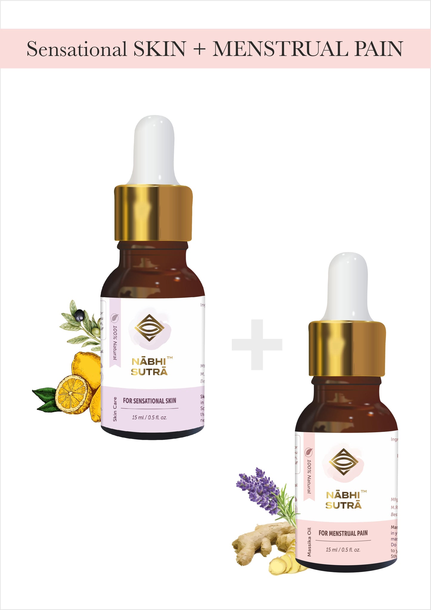 Sensational Skin & Menstrual Pain Relief Belly Button Oils